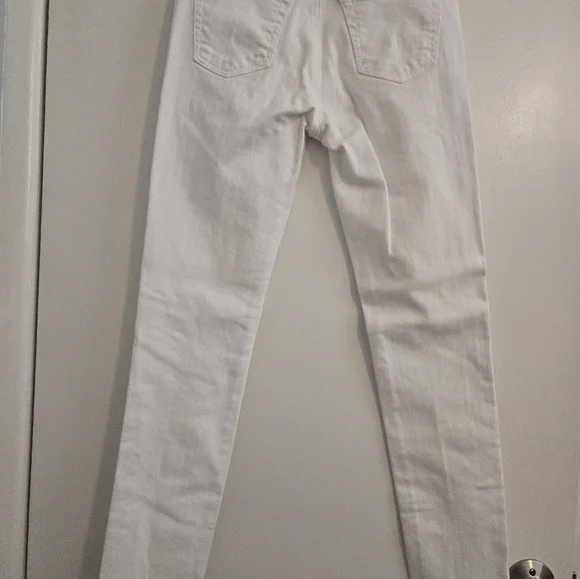 Adriano Goldschmied jeans white size 25 R. THE Stevie ankle. Slim straight - Picture 6 of 7
